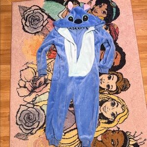 Stitch One Piece Pajamas size 7
